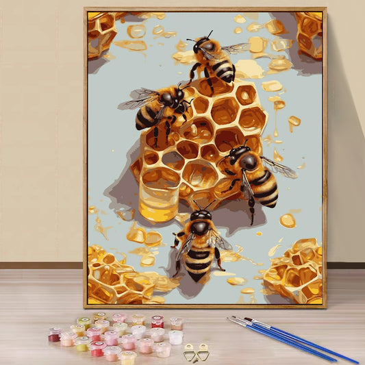 Bee - Paint by Numbers -40x50cm