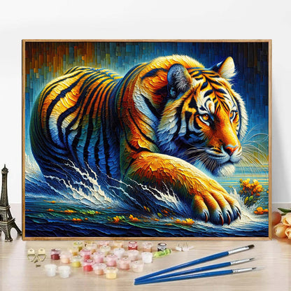 Tiger  - Painting with Numbers -40x50cm