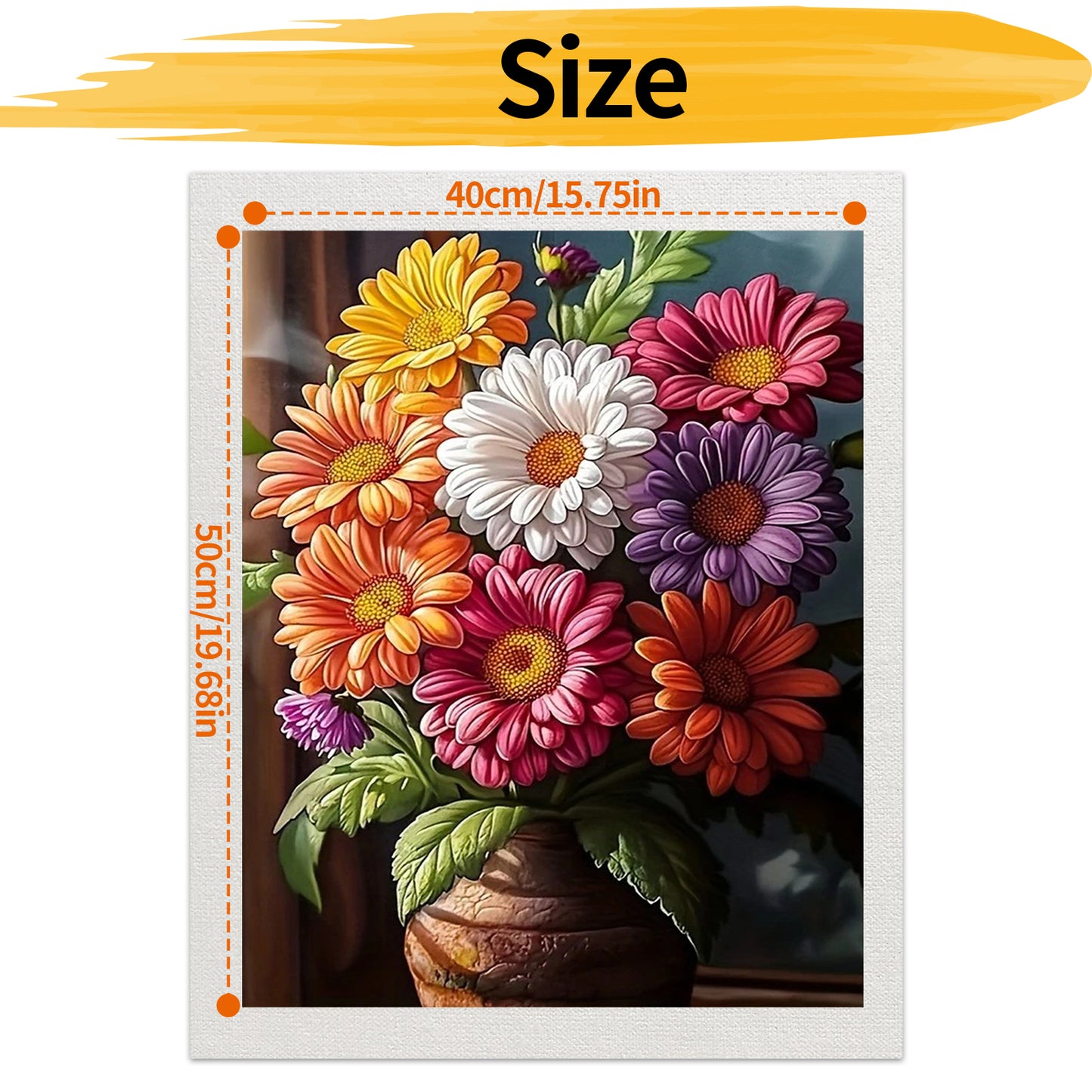 Chrysanthemum- Paint by Numbers -40x50cm