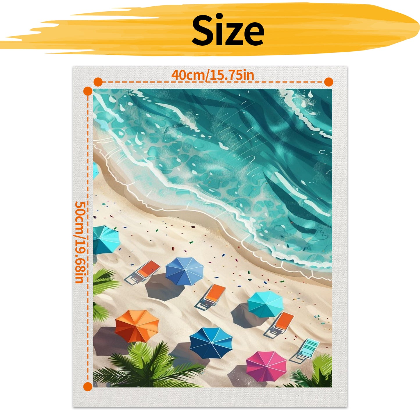 Seaside - Paint by Numbers -40x50cm