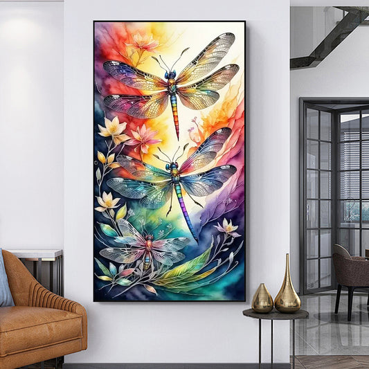 Dragonfly- Full Round Diamond Painting - 40x70cm