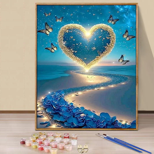 Seaside Love  - Paint by Numbers -40x50cm