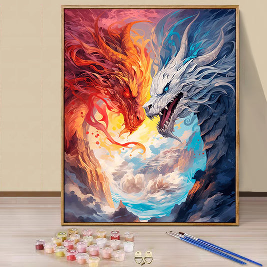 Dragon  - Paint by Numbers -40x50cm