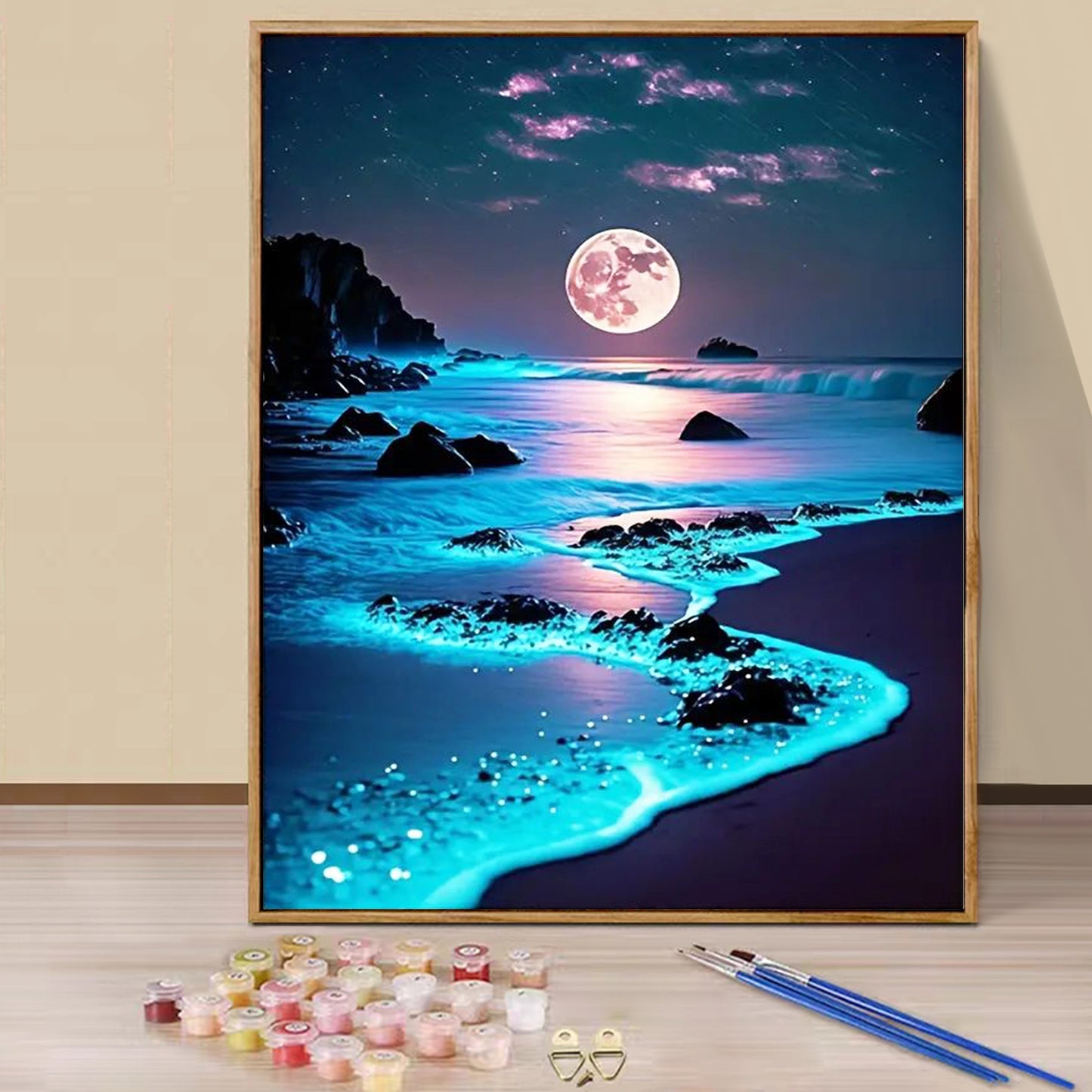 Moon - Painting with Numbers -40x50cm