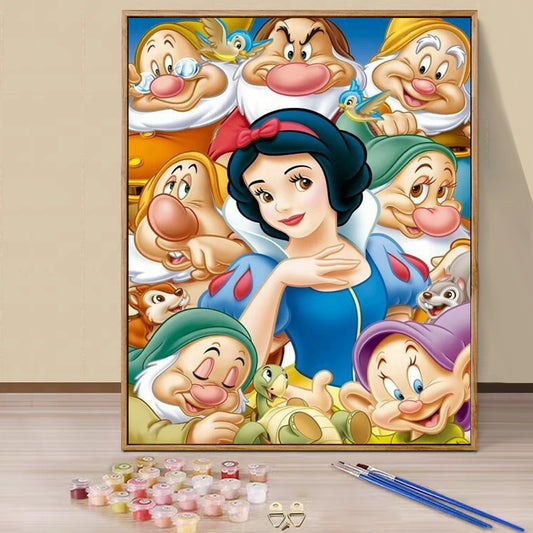 Snow White- Paint by Numbers -40x50cm