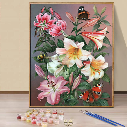 Flower  - Paint by Numbers -40x50cm