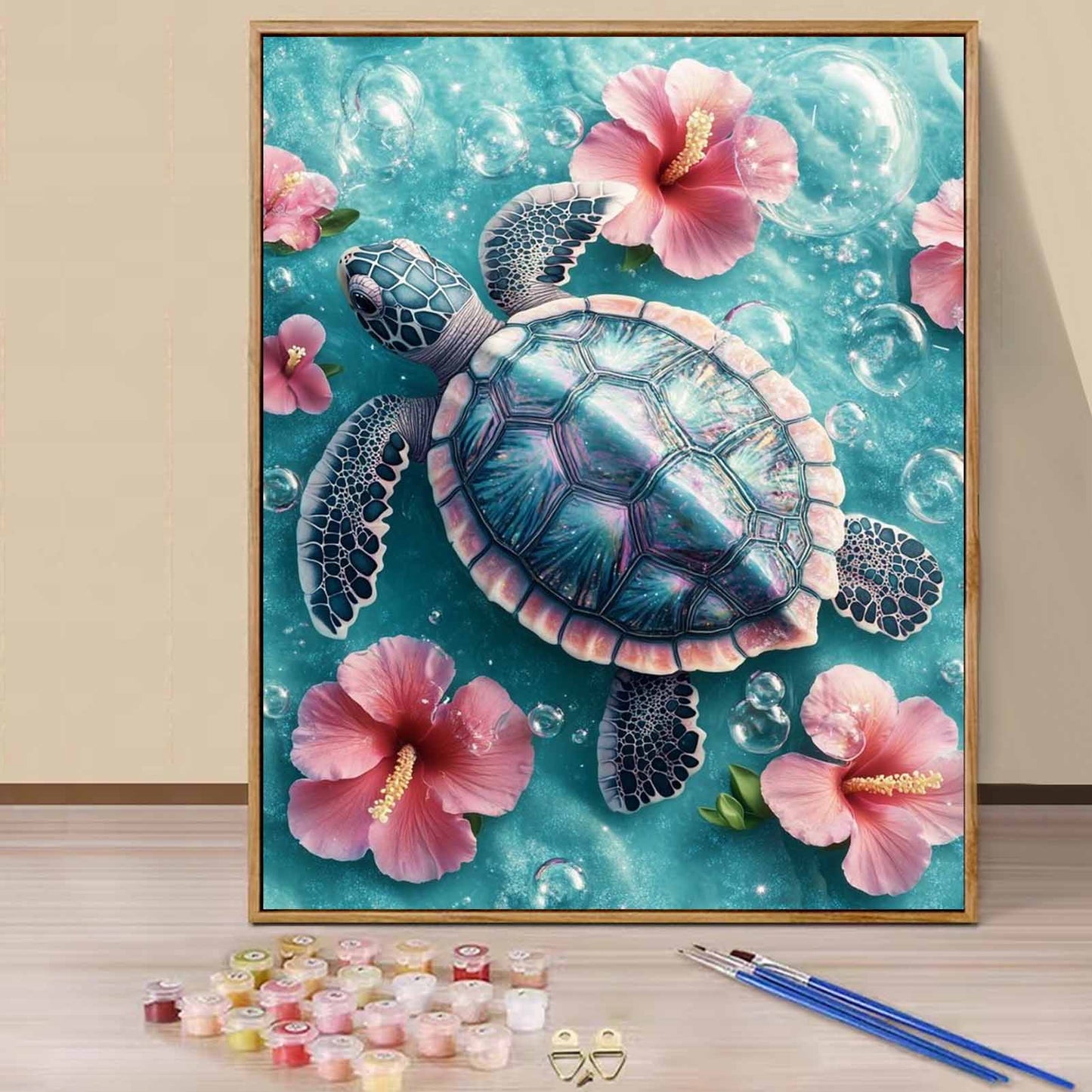 Sea turtle- Paint by Numbers -40x50cm