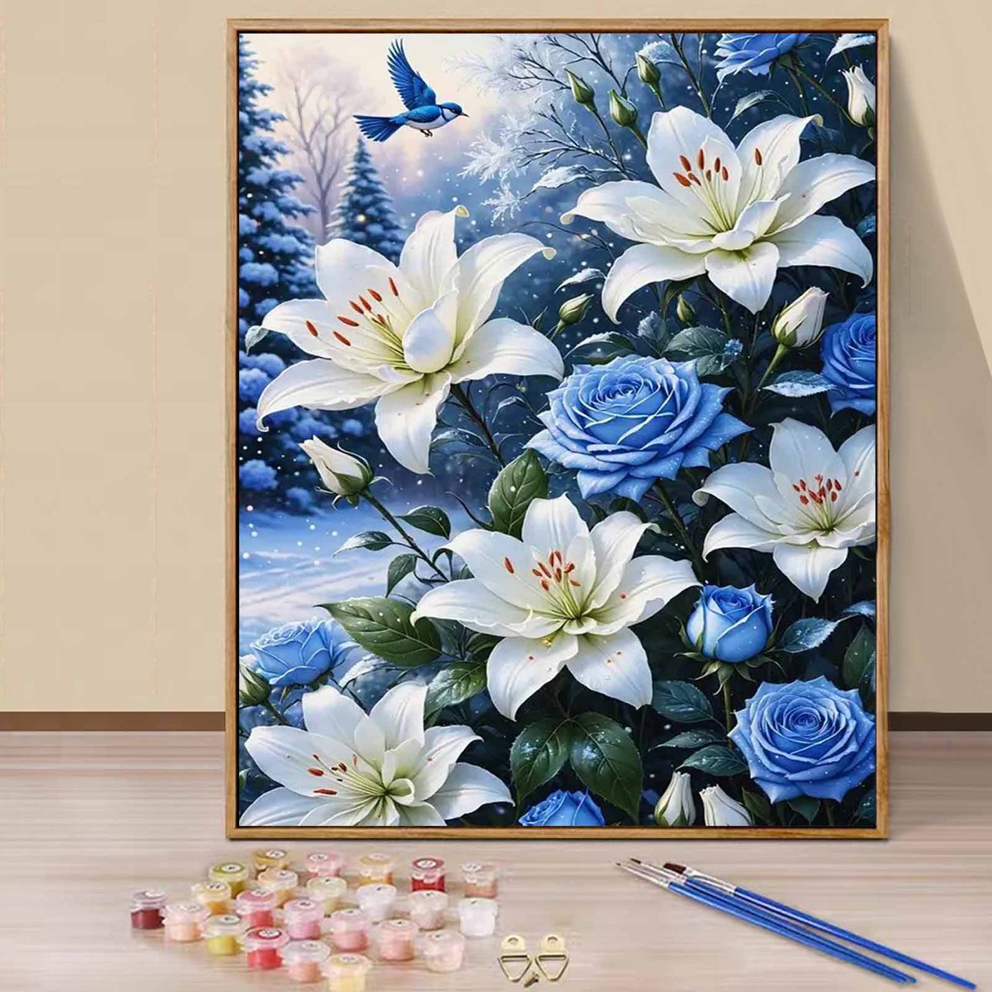 Flower- Paint by Numbers -40x50cm