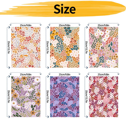 Small flowers - Paint by Numbers -25x35cm/6pcs