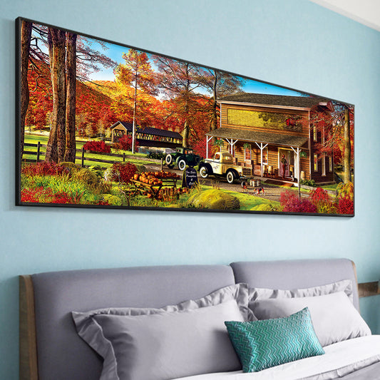 Farm- Full Round Diamond Painting - 90x30cm