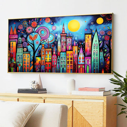 House - Full Round Diamond Painting - 70x40cm