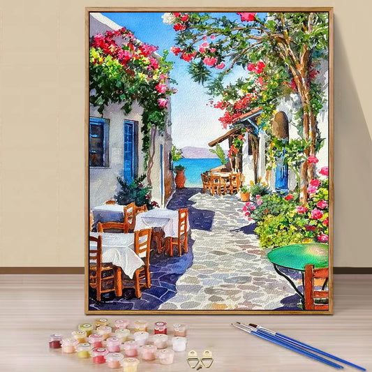 Alley - Paint by Numbers -40x50cm