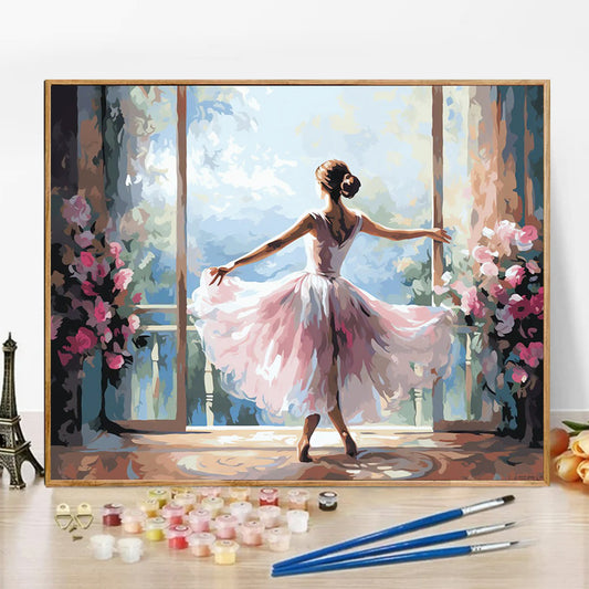 Dancer - Paint by Numbers -50x40cm