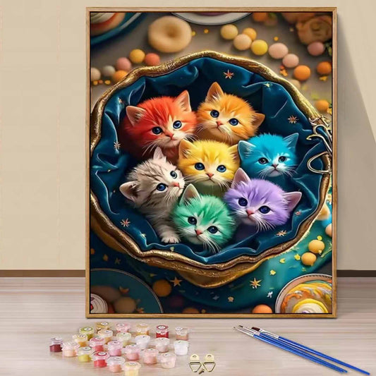 Cat - Paint by Numbers -40x50cm
