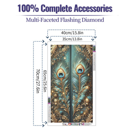 Feather- Full Round Diamond Painting - 40x70cm