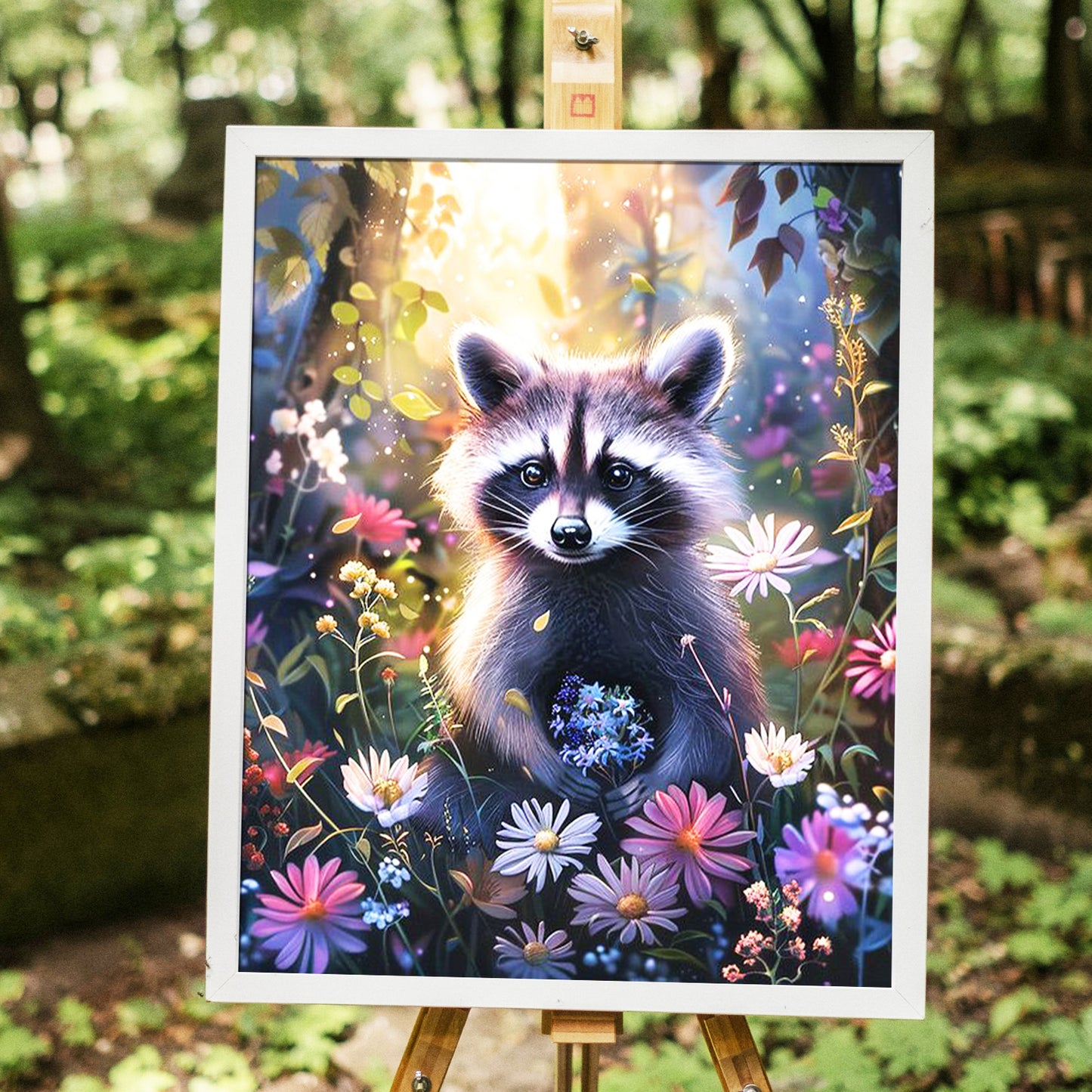 Raccoon - Painting with Numbers -40x50cm