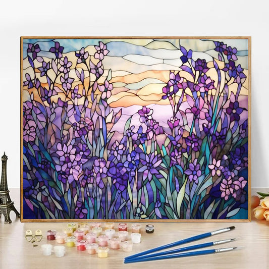 Flower - Paint by Numbers -50x40cm