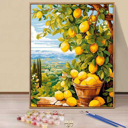 Lemon  - Paint by Numbers -40x50cm