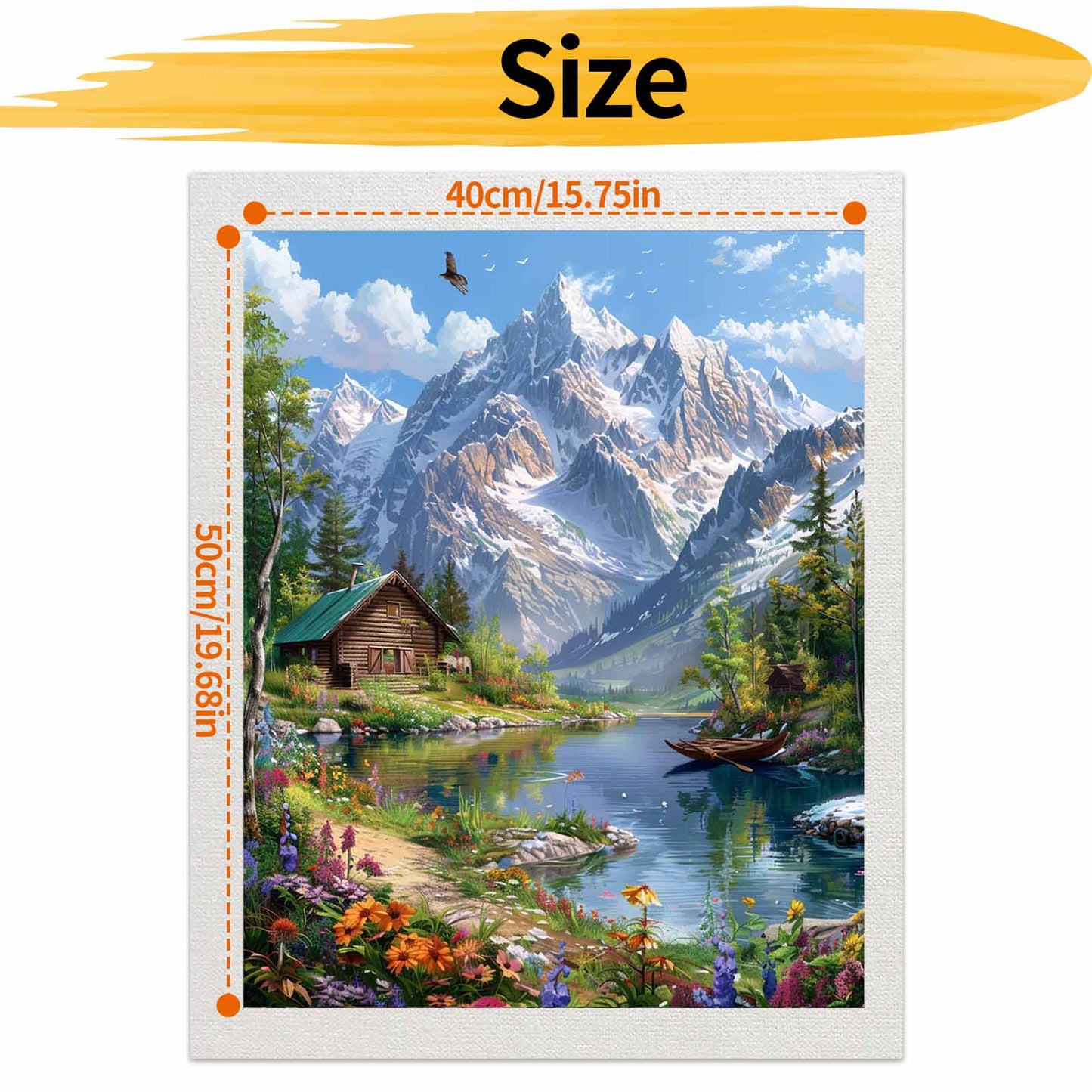 Hut- Paint by Numbers -40x50cm