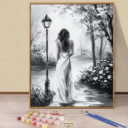 Woman's back- Paint by Numbers -40x50cm