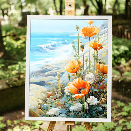 Seaside Flower - Painting with Numbers -40x50cm