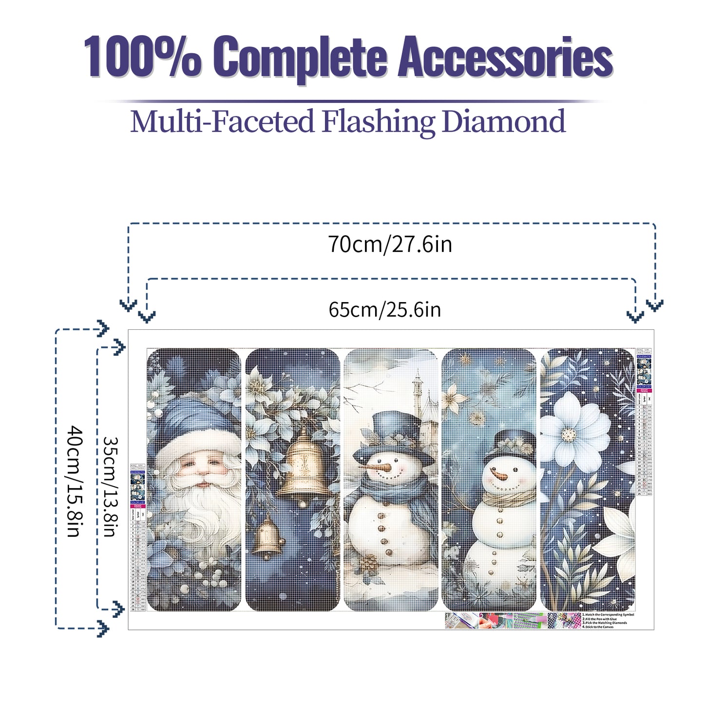 Christmas - Full Round Diamond Painting - 70x40cm