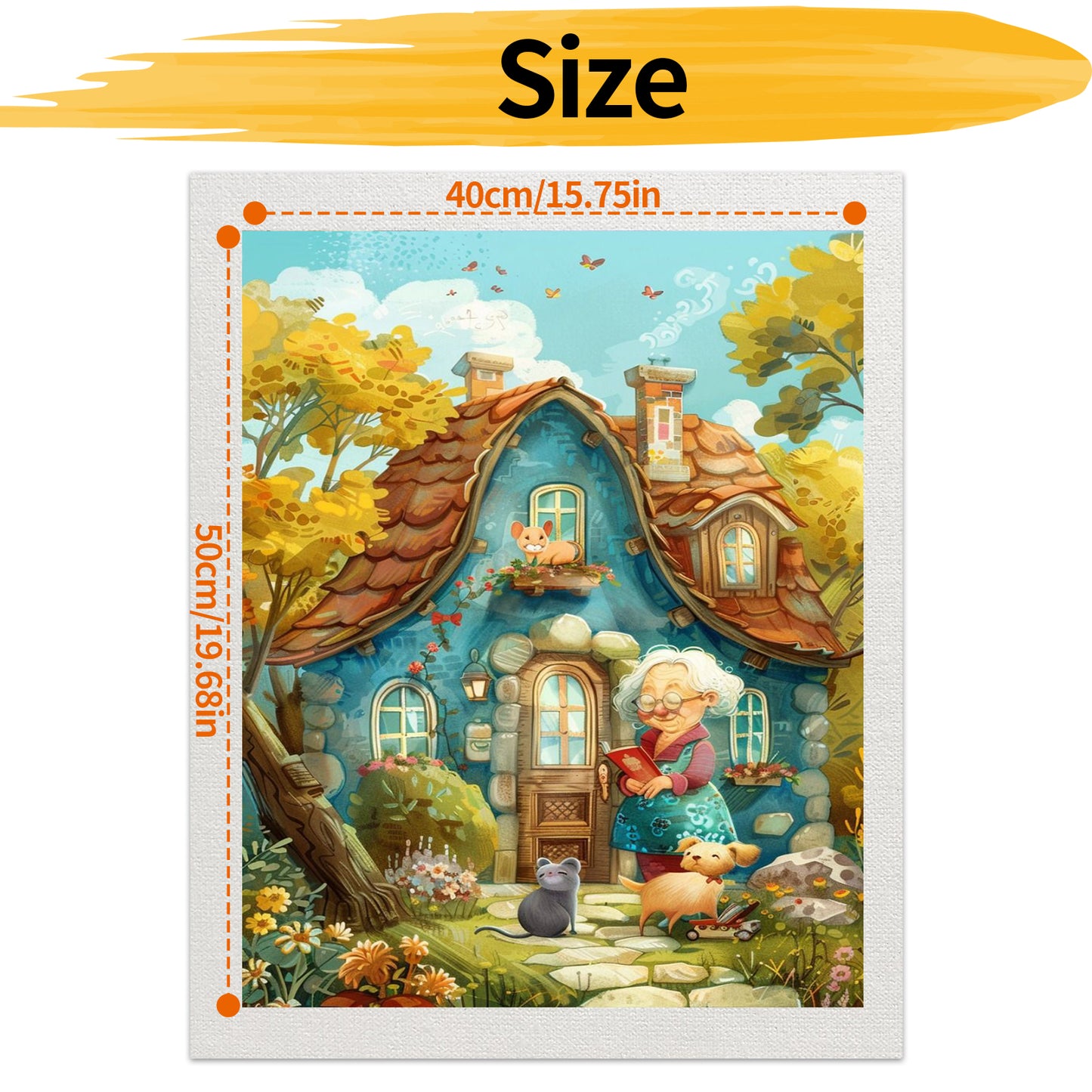 Hut- Paint by Numbers -40x50cm