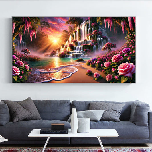 Garden - Full Round Diamond Painting - 70x40cm