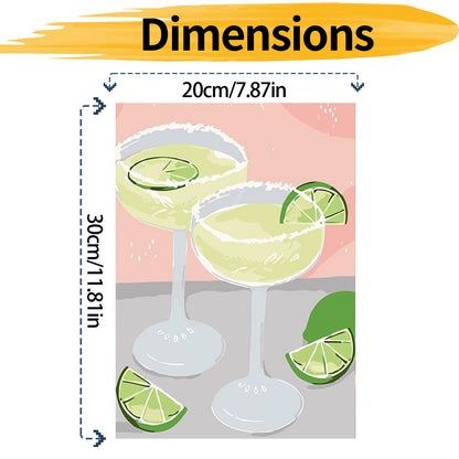 Mojito  - Paint by Numbers -20x30cm