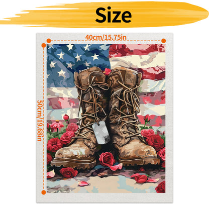 Boots - Paint by Numbers -40x50cm