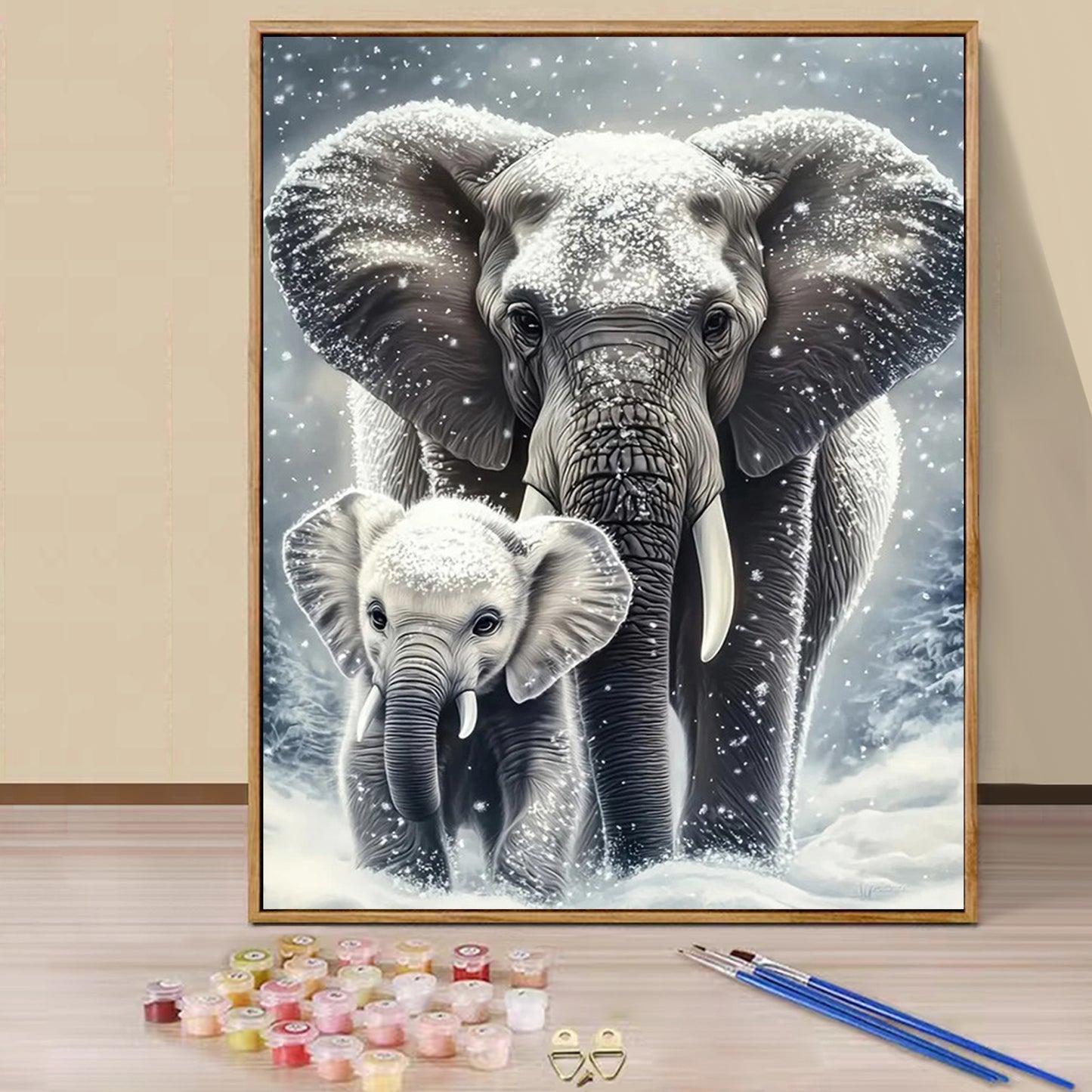 Elephant- Paint by Numbers -40x50cm