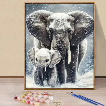 Elephant- Paint by Numbers -40x50cm