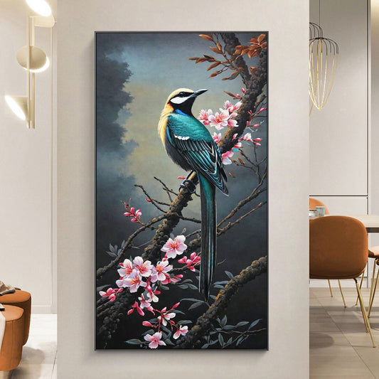 Bird - Full Round Diamond Painting - 70x40cm