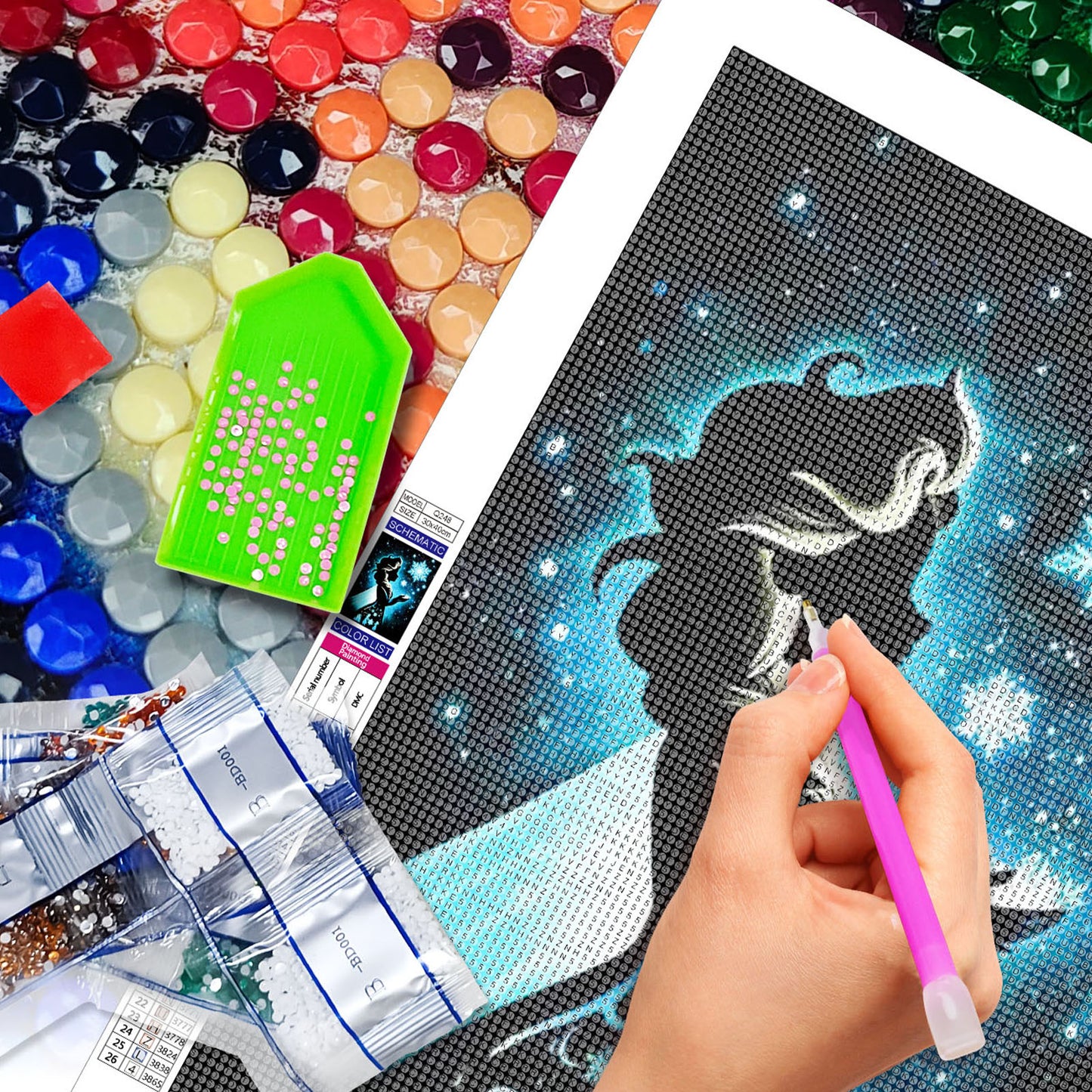 Disney- Full Round Diamond Painting - 30x40cm
