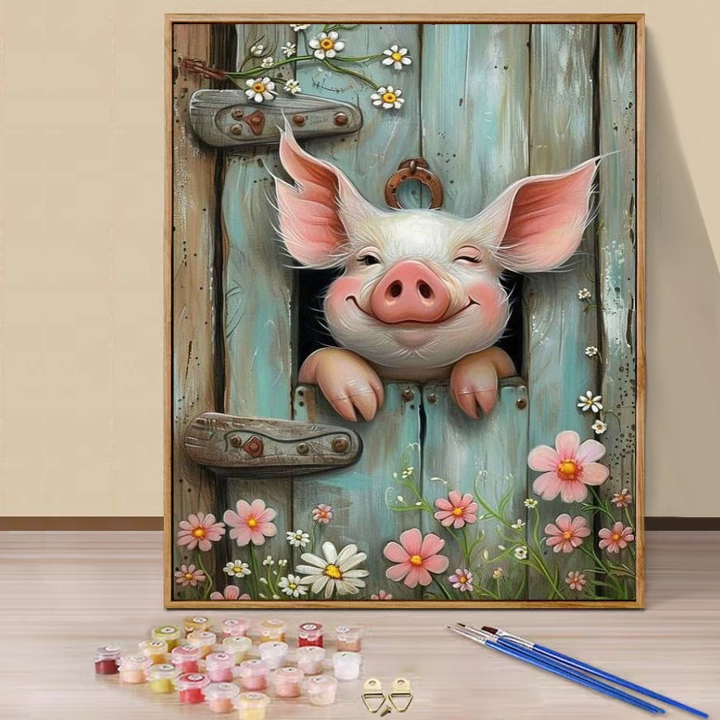 Pig - Painting with Numbers -40x50cm