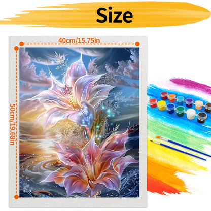 Fantasy flower- Paint by Numbers -40x50cm