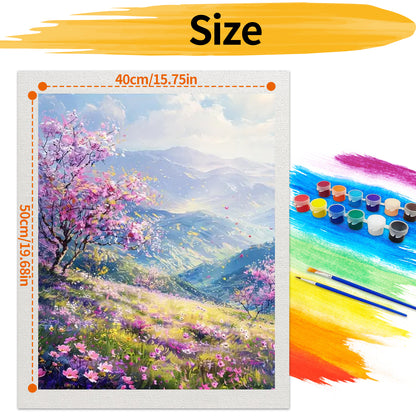 Mountain- Paint by Numbers -40x50cm