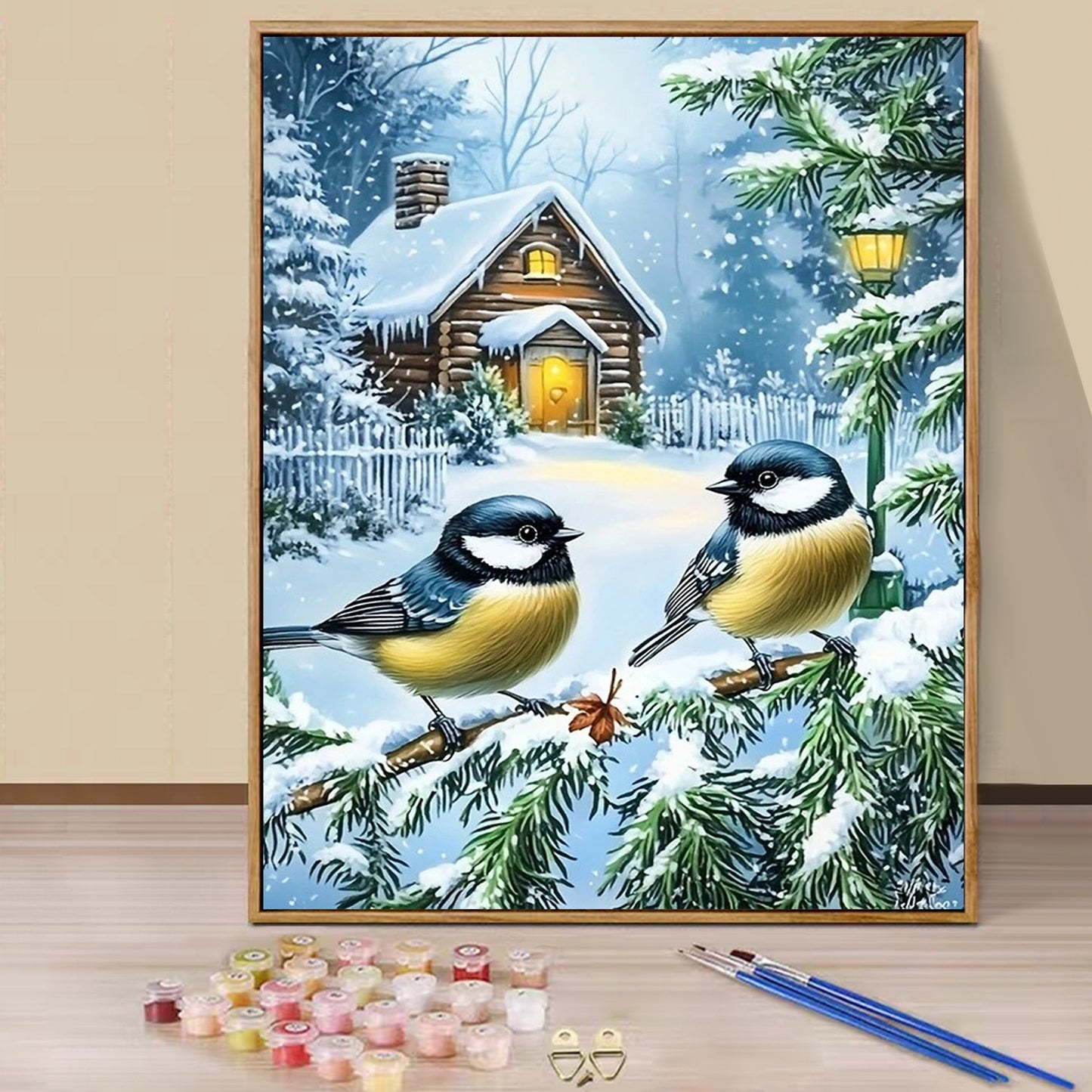 Sparrow- Paint by Numbers -40x50cm