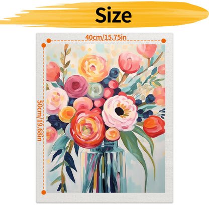 Flower- Paint by Numbers -40x50cm