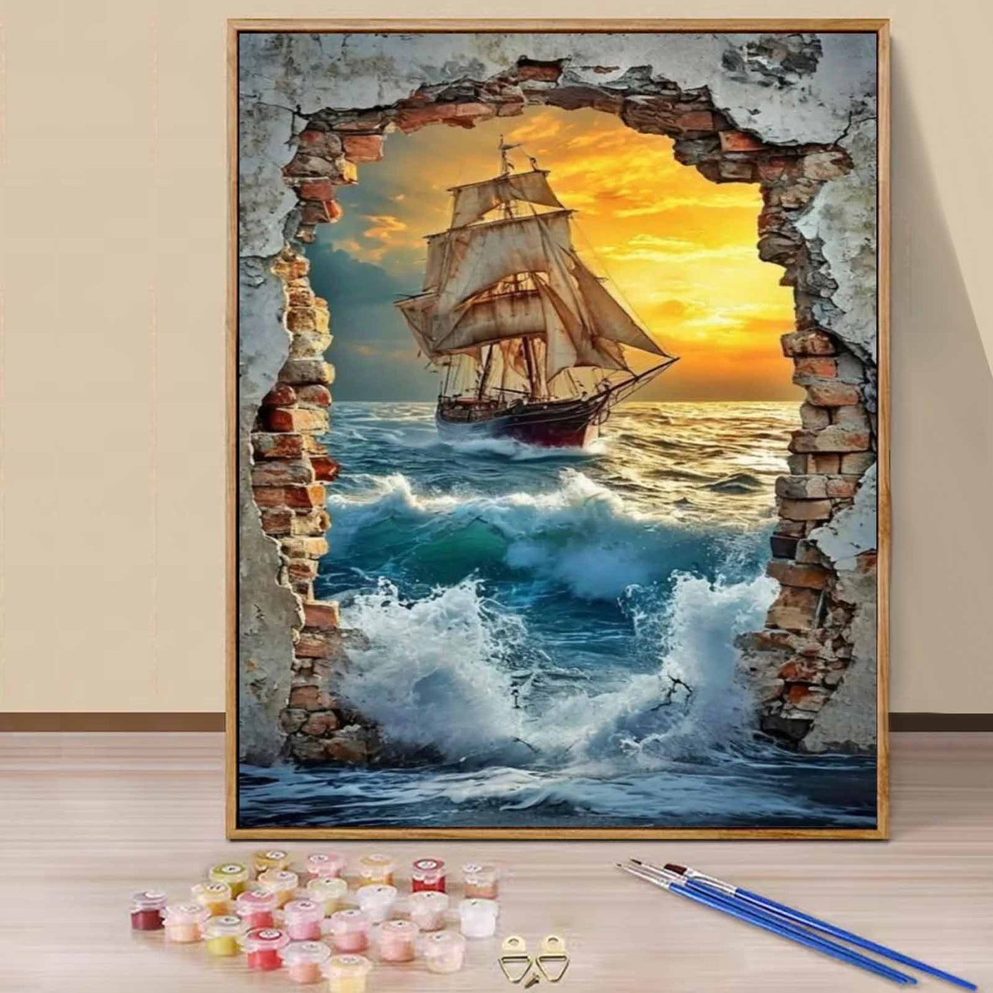 Boat - Paint by Numbers -40x50cm
