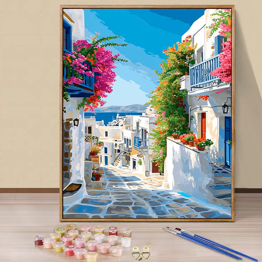 Alley - Paint by Numbers -40x50cm