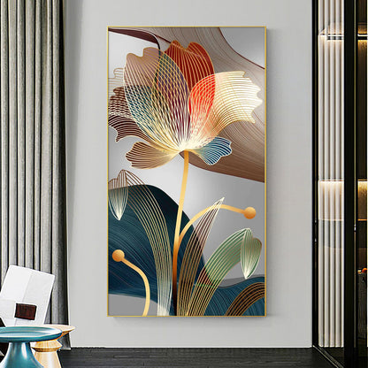 Lotus Flower- Full Round Diamond Painting - 70x40cm