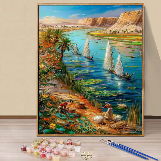 River- Paint by Numbers -40x50cm