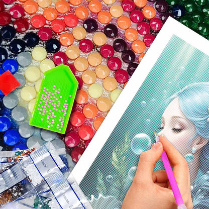 Genie- Full Round Diamond Painting - 40x70cm