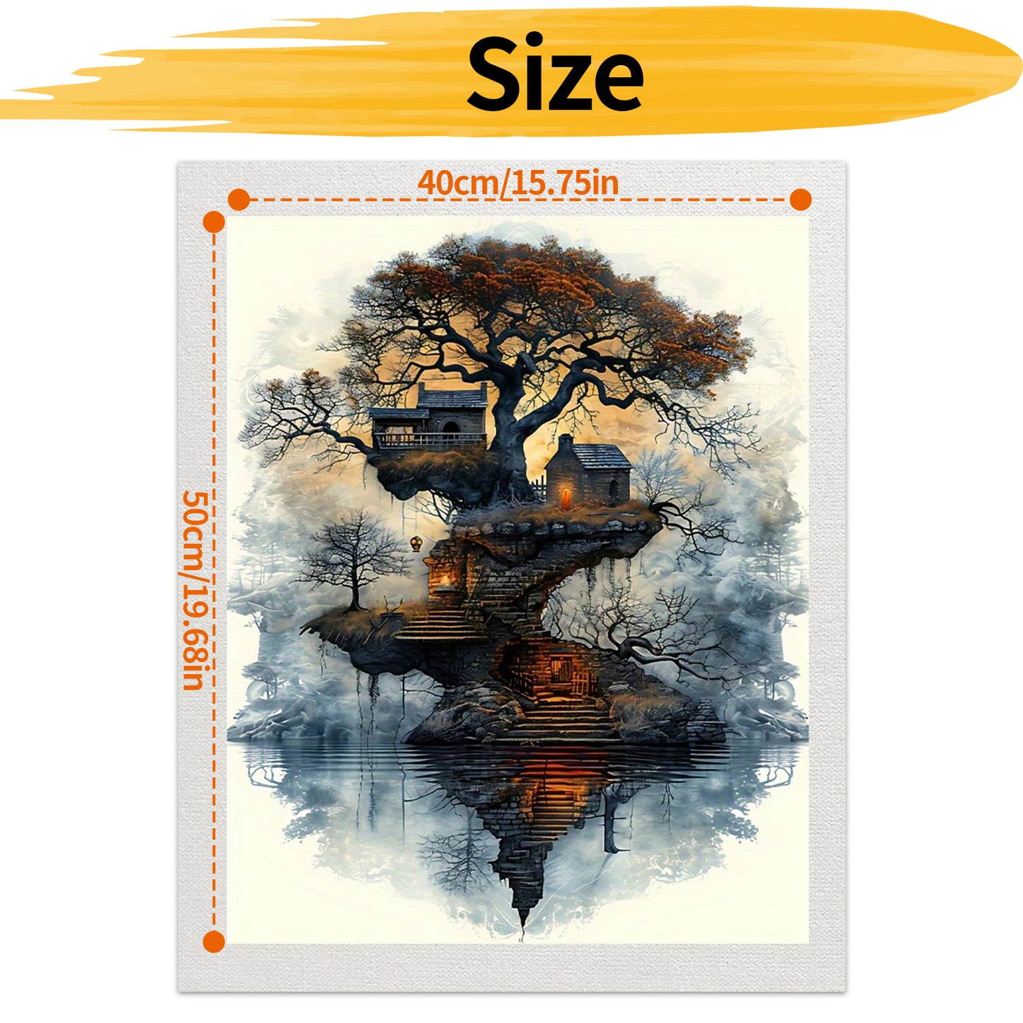 Tree- Paint by Numbers -40x50cm