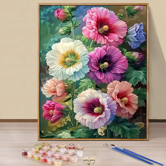 Flower- Paint by Numbers -40x50cm