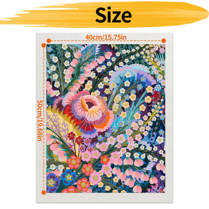 Flower- Paint by Numbers -40x50cm