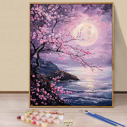 Moon- Paint by Numbers -40x50cm