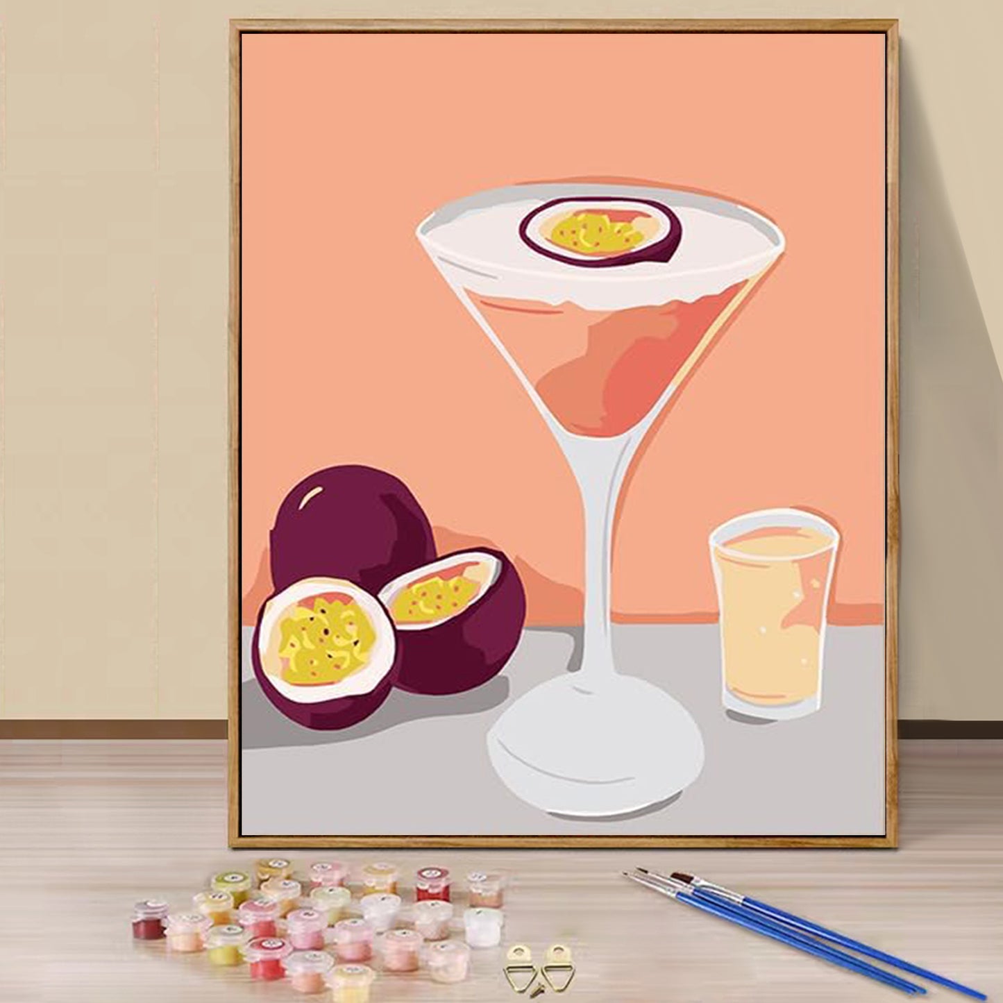 Passion fruit wine - Paint by Numbers -20x30cm