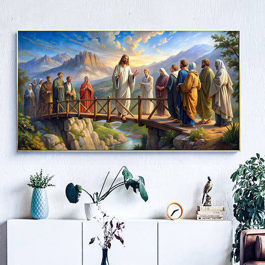 Jesus - Full Round Diamond Painting - 70x40cm